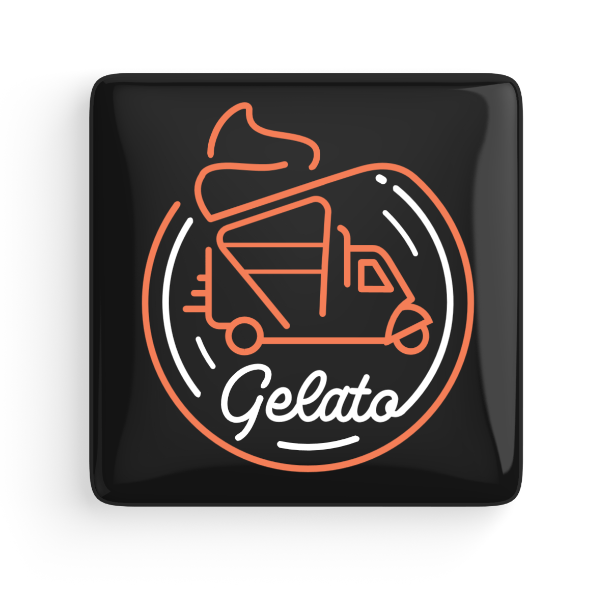 Gelato food badge