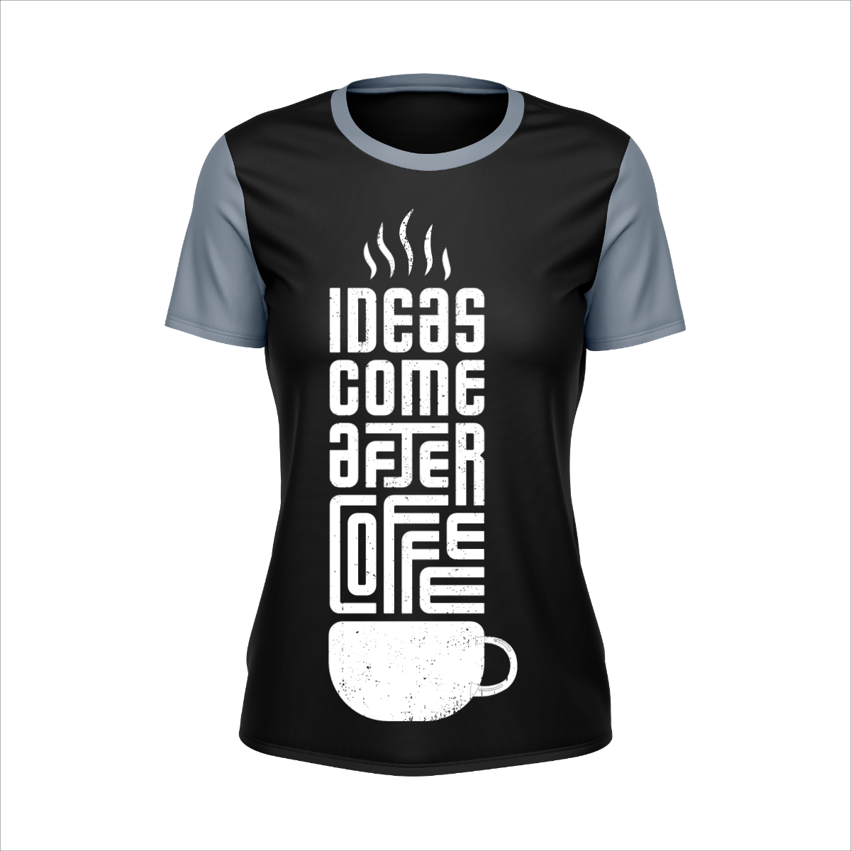 T-Shirt - Ideas Come After Coffee